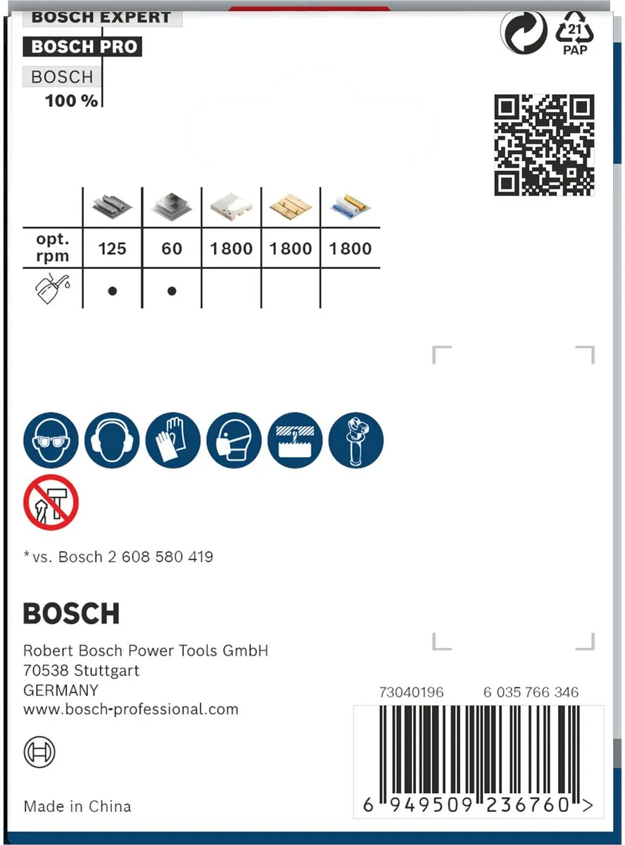 Bosch Professional Multimateriaal Gatenzaag 70mm - 26089