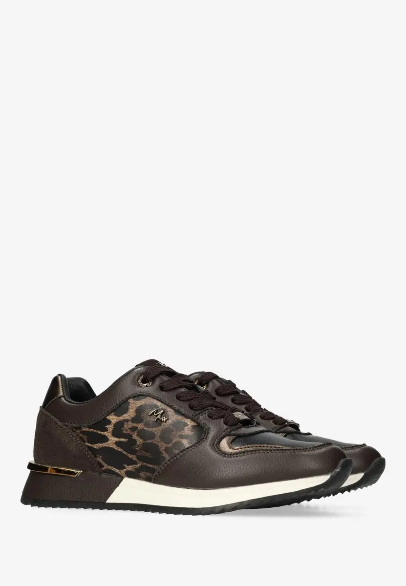 Mexx Fleur Ellen Sneakers - Zwart/Bruin - 38 - afbeelding 2 van 6