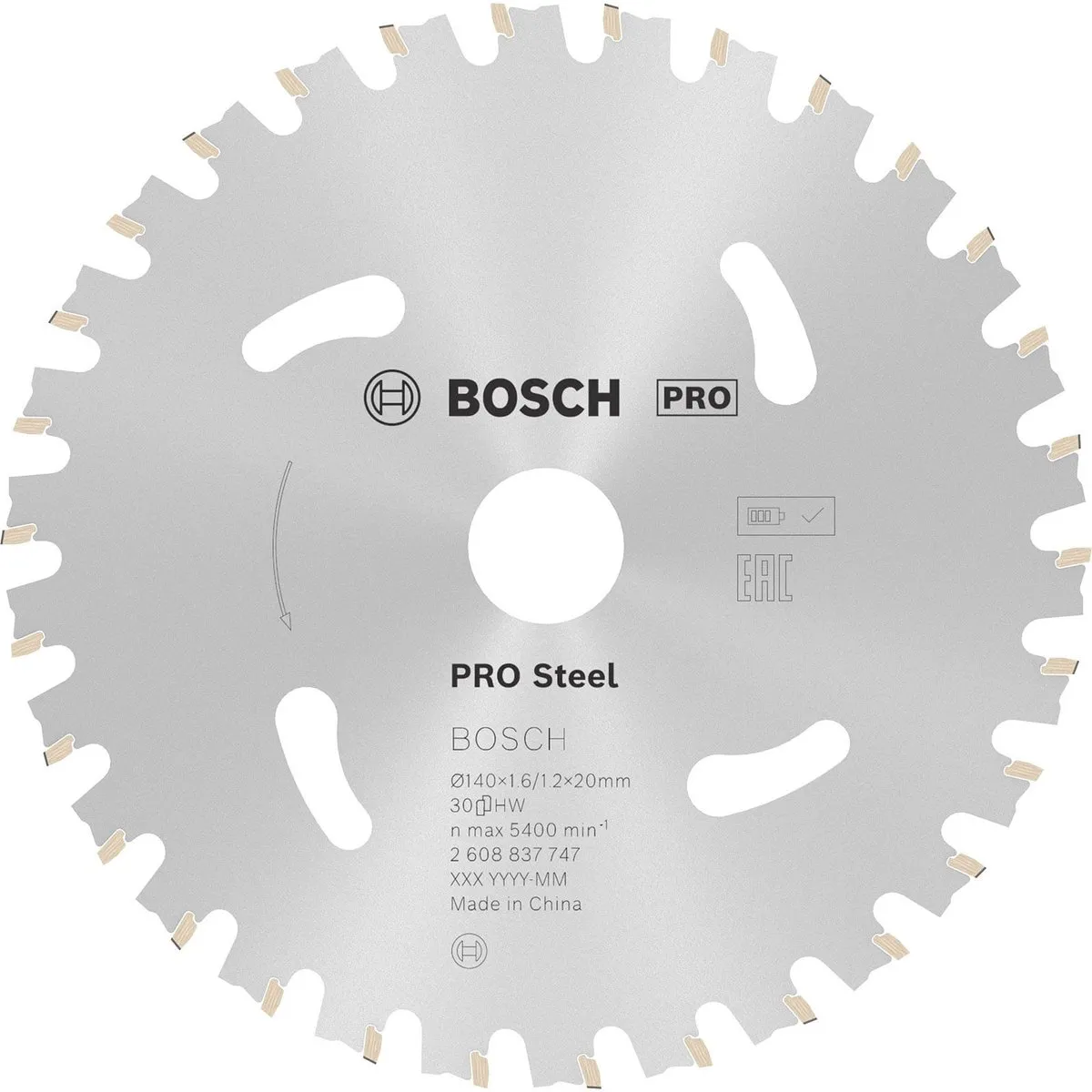 Bosch Professional Steel Accuzaagblad 140x1,6x20mm