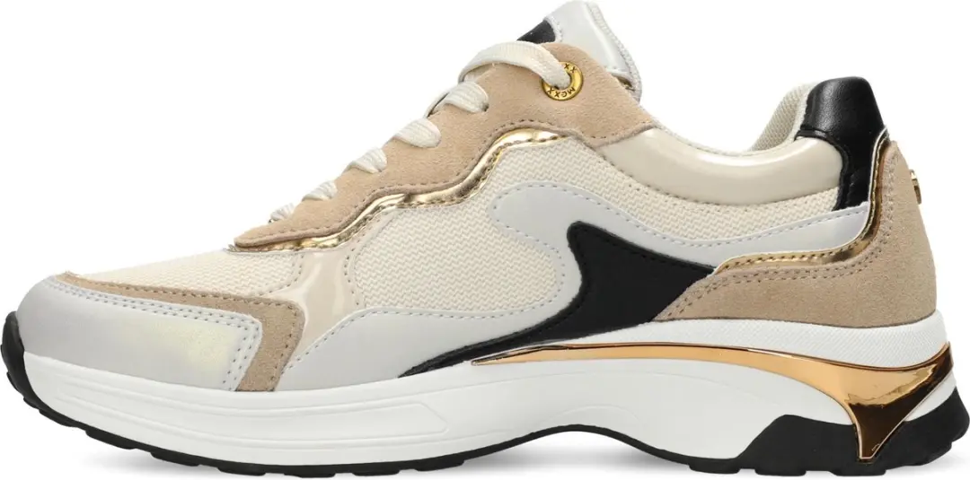 Mexx Portia Love Dames Sneakers - Bruin/Zwart - afbeelding 2 van 6