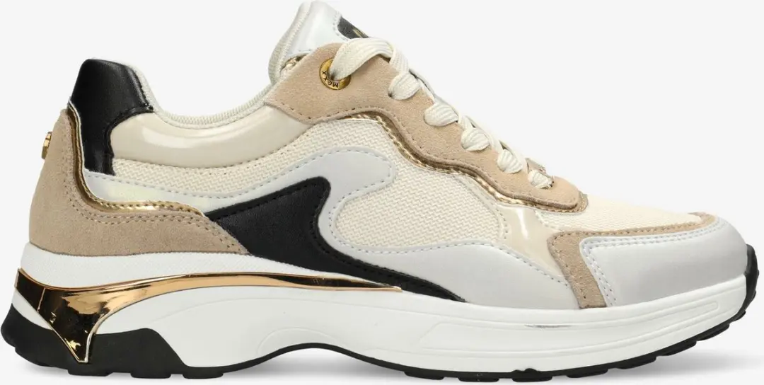 Mexx Portia Love Dames Sneakers - Bruin/Zwart - afbeelding 3 van 6