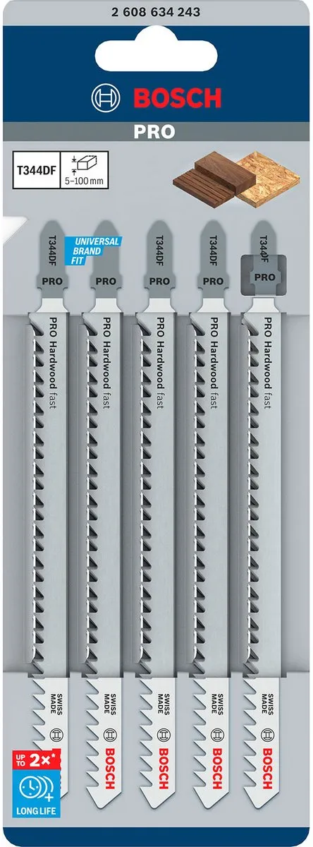 Bosch Professional DECOUPEERZB T344DF 5 Metaalzaagbladen