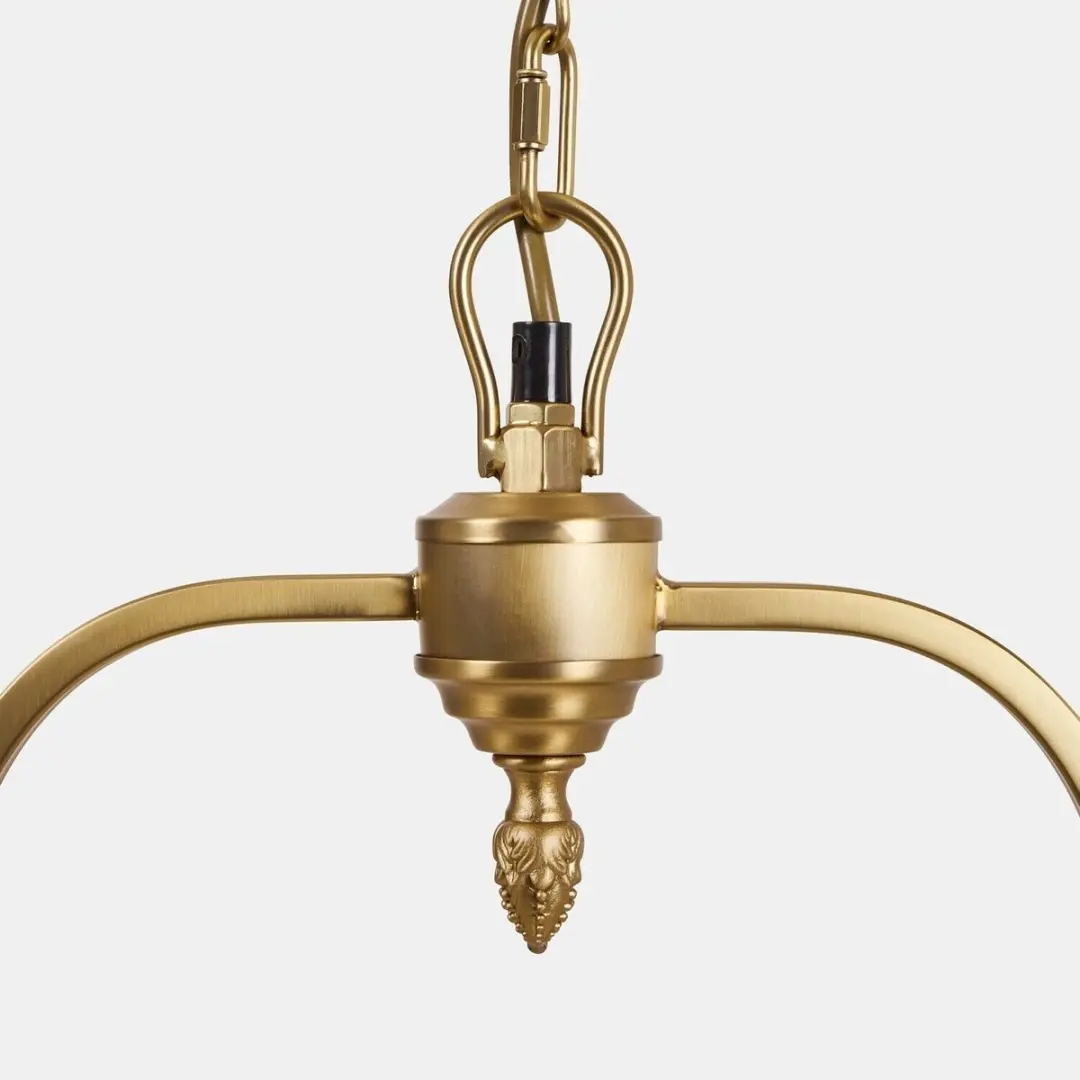 Loberon Hanglamp Almirena Antiekmessing - Ø30cm - afbeelding 5 van 6