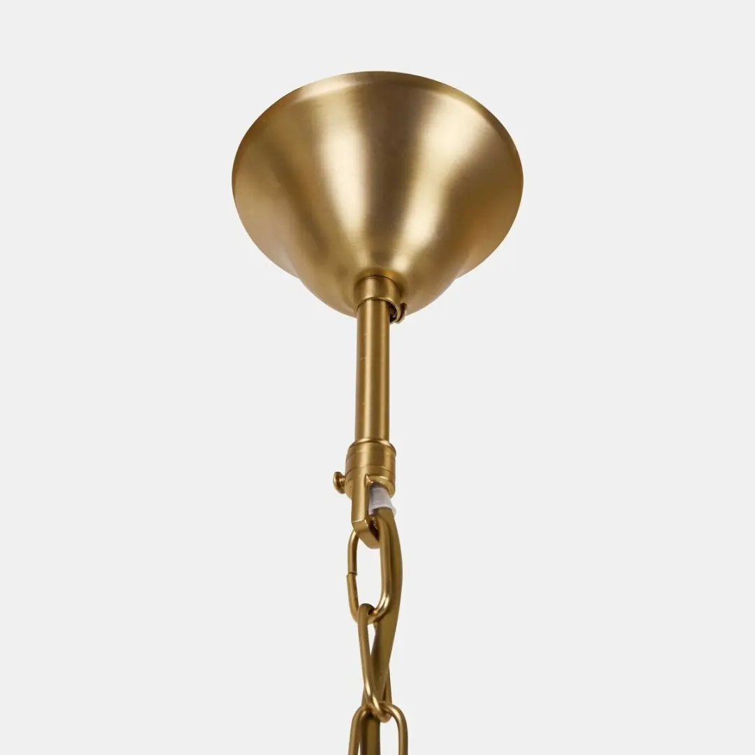 Loberon Hanglamp Almirena Antiekmessing - Ø30cm - afbeelding 6 van 6