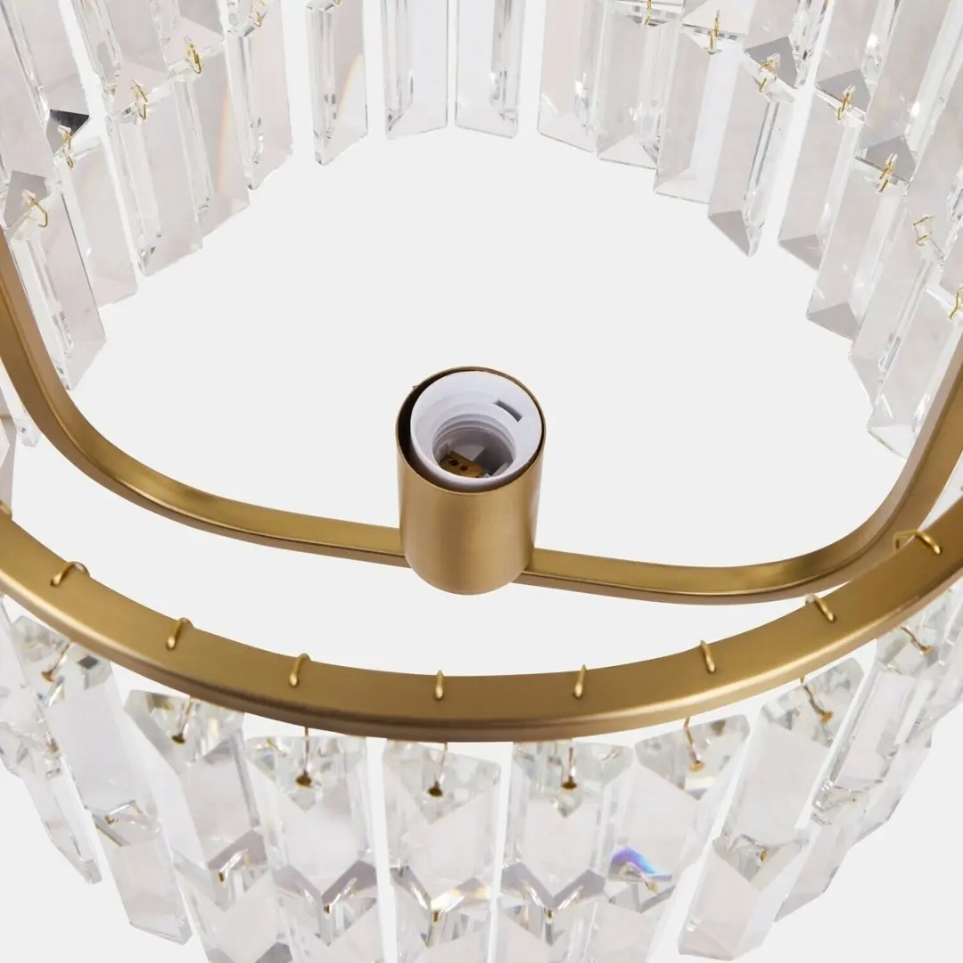Loberon Hanglamp Almirena Antiekmessing - Ø30cm - afbeelding 4 van 6