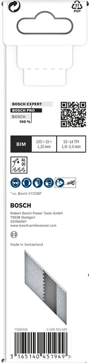 Bosch Professional REC S925VF 5 Metaal Zaagbladen - 5 Stuks