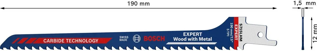 Bosch Professional EXPERT S715LHM Zaagblad