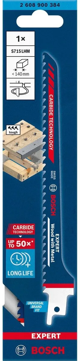 Bosch Professional EXPERT S715LHM Zaagblad - Hout/Metalen - 1 Stuk