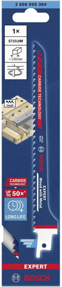 Bosch Professional EXPERT S715LHM Zaagblad - Hout/Metalen - 1 Stuk - afbeelding 6 van 6