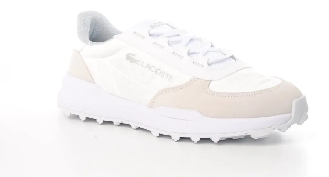 Lacoste Active evo H Suède Nylon Sneaker - Wit - afbeelding 2 van 6