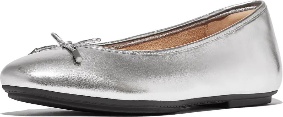 FitFlop FitFlop zilvere ballerina ZILVER