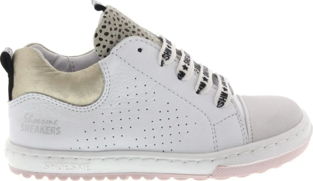 Meisjes Veterschoenen Shoesme Ef21s012-e Dot Beige