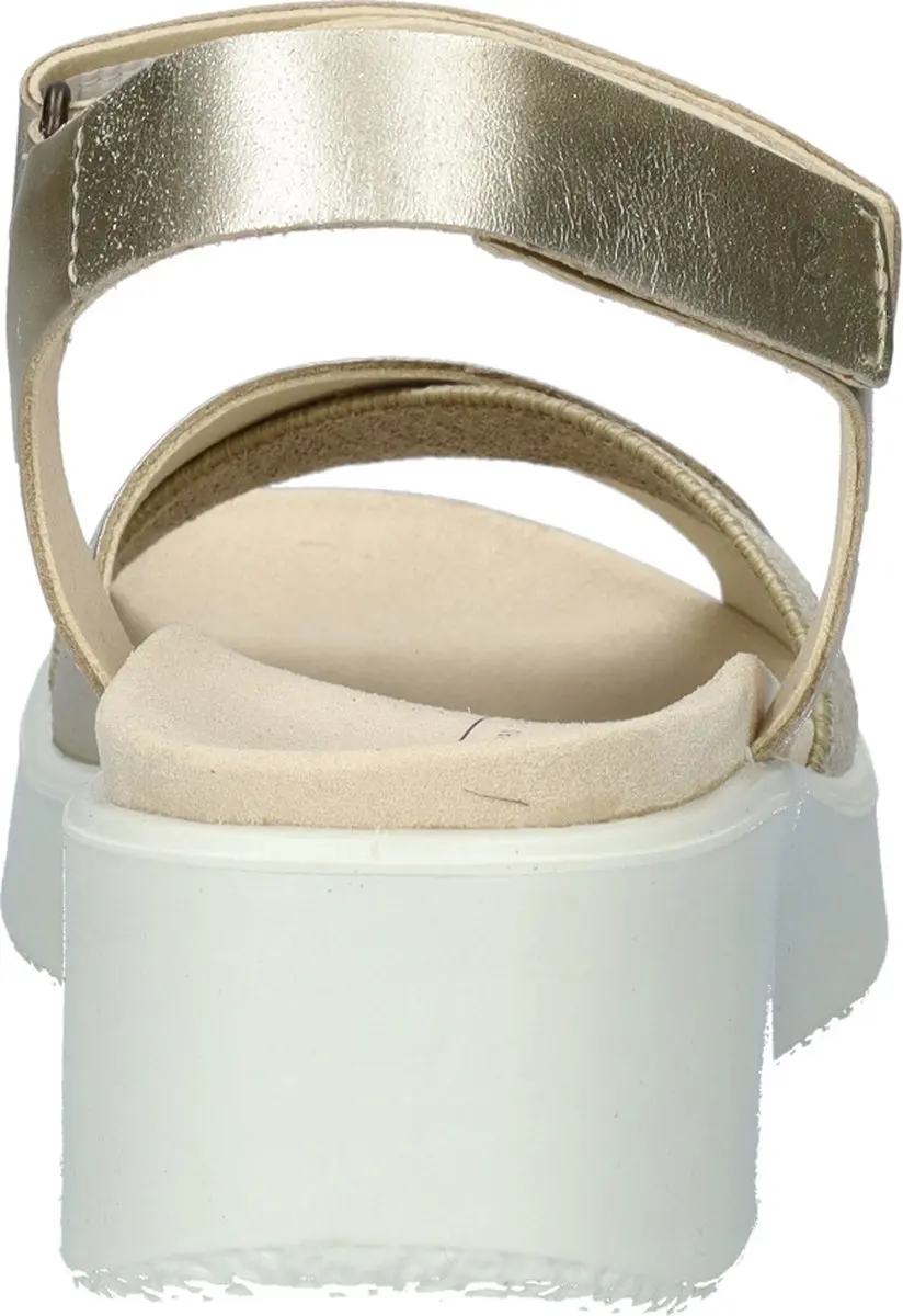 ECCO Flowt Wedge LX Sandalen - Geel - afbeelding 5 van 6