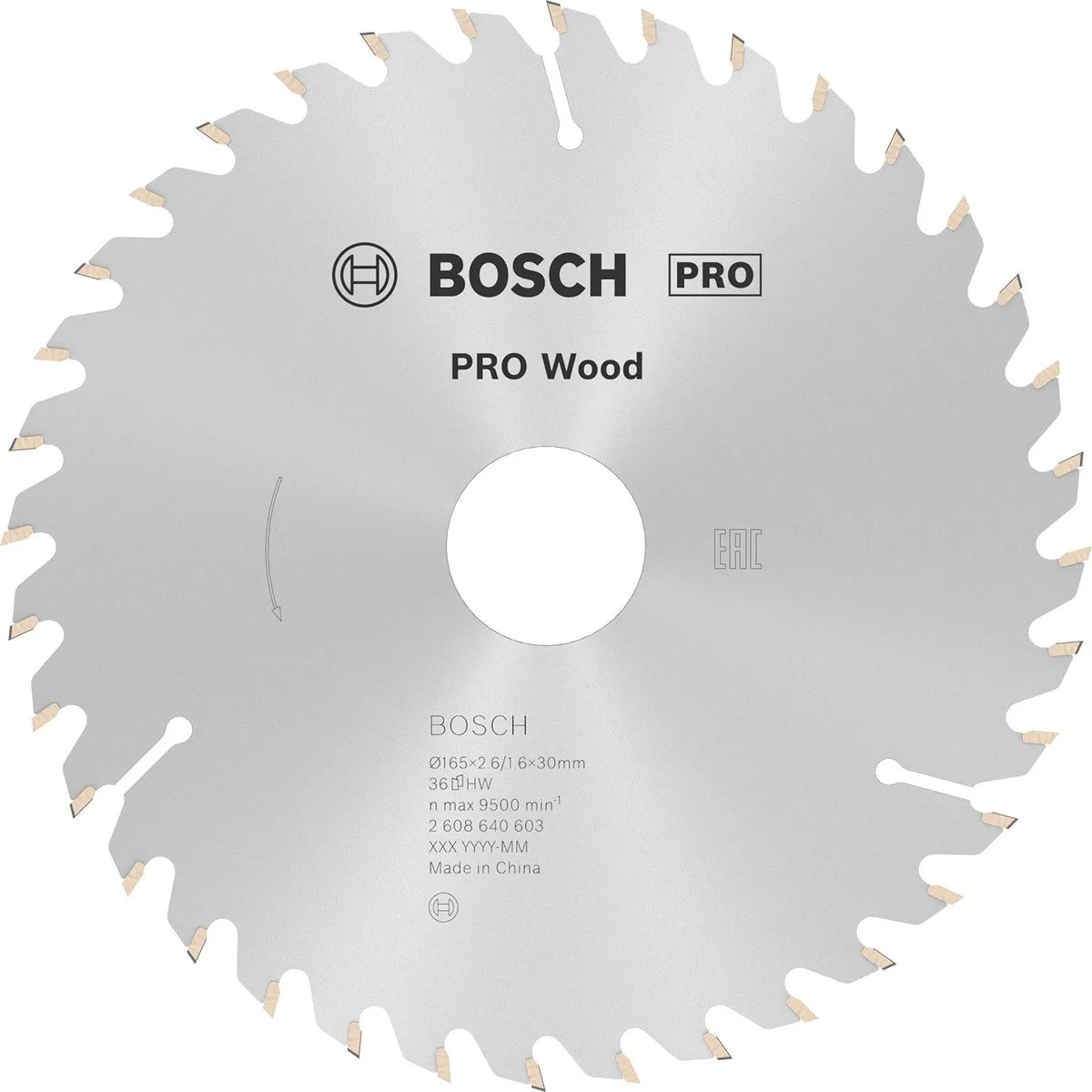 Bosch Professional Cirkelzaagblad Optiline 165mm Hout