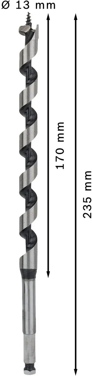 Bosch Professional Slangenboor 13x235mm Hout - 10mm - MPN 2608597627