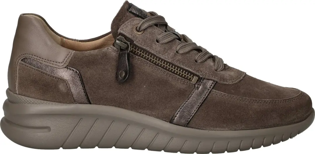 Dames Veterschoenen Hartjes Wave Shoe Muskat G+ Taupe