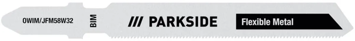 Parkside Decoupeerzaagbladen Metaal 5 Stuks