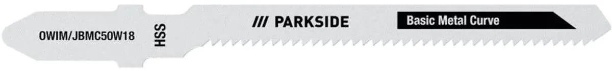 Parkside Decoupeerzaagbladen Metaal 5 Stuks