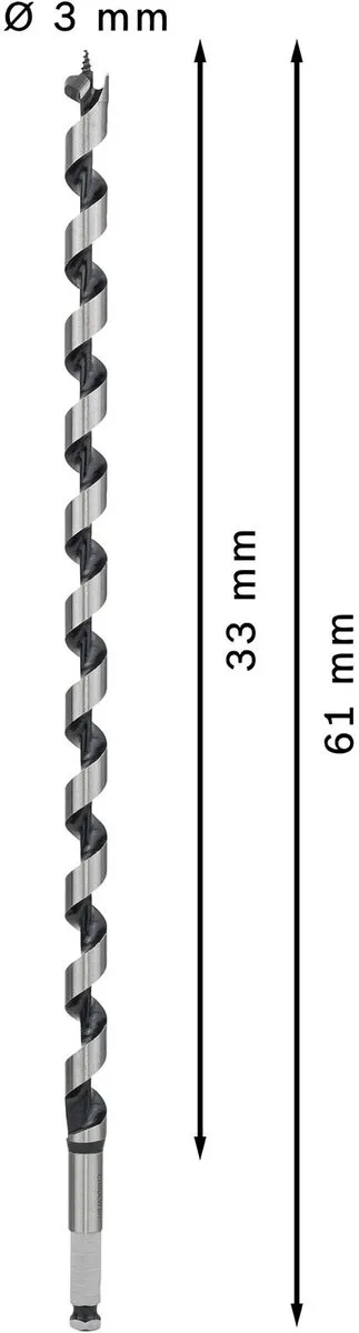 Bosch Professional Slangenboor 16x450mm Hout - 1 Stuk