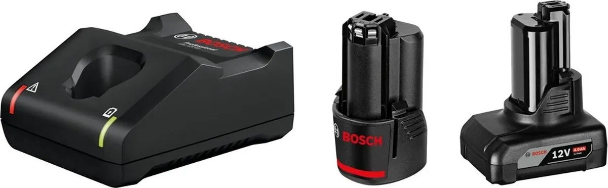 Bosch Professional Accu Starterset 12V - 2x Accu 2,0Ah & 4,0Ah