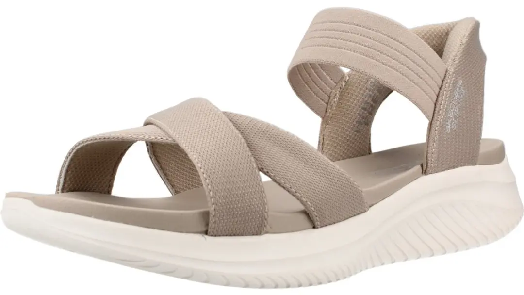 Skechers Ultra Flex 3.0 Dames Sandalen 119975-TPE - Taupe - afbeelding 5 van 6