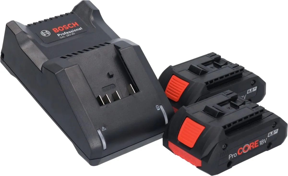 Bosch Professional GSB 18V-55 Accu-klopboormachine - 55Nm Borstelloos - 2x 4,0Ah