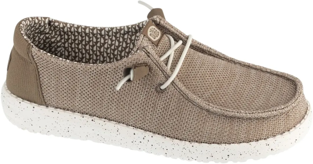 HEYDUDE Wendy Stretch Sox Dames Instappers Walnut