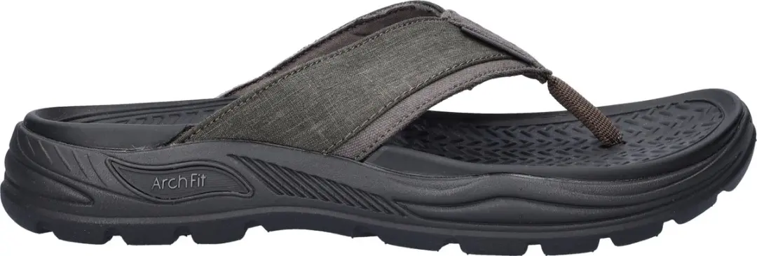 Skechers Arch Fit Motley SD heren slipper - Grijs - Maat 44