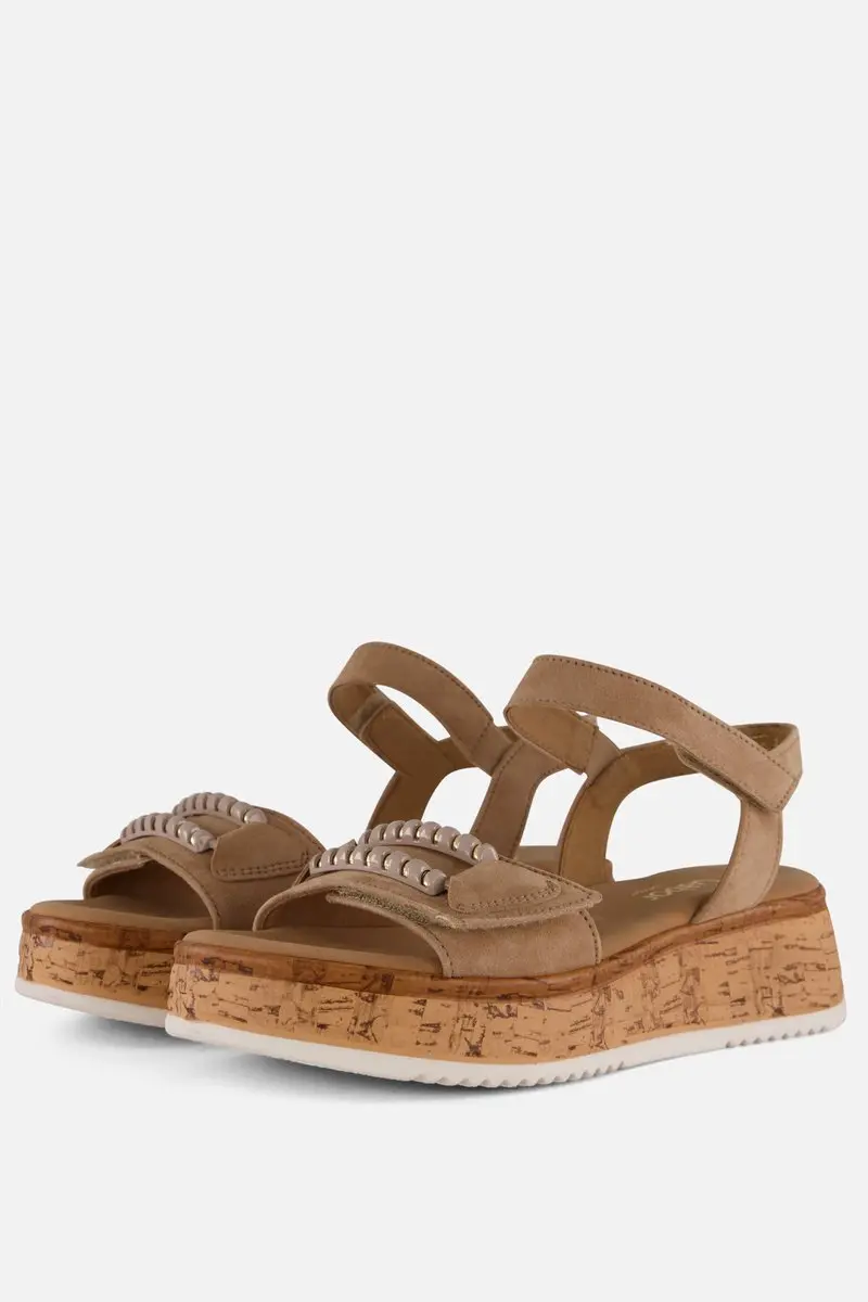 Gabor Sandalen beige Suede