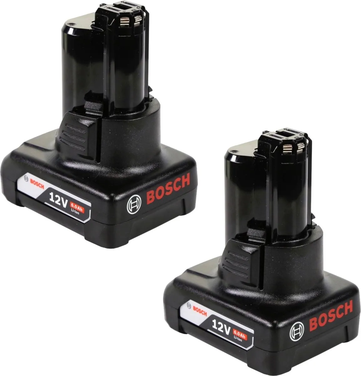Bosch GAL 12V-40 + 2x GBA 12V 6.0Ah Snellader met accu's