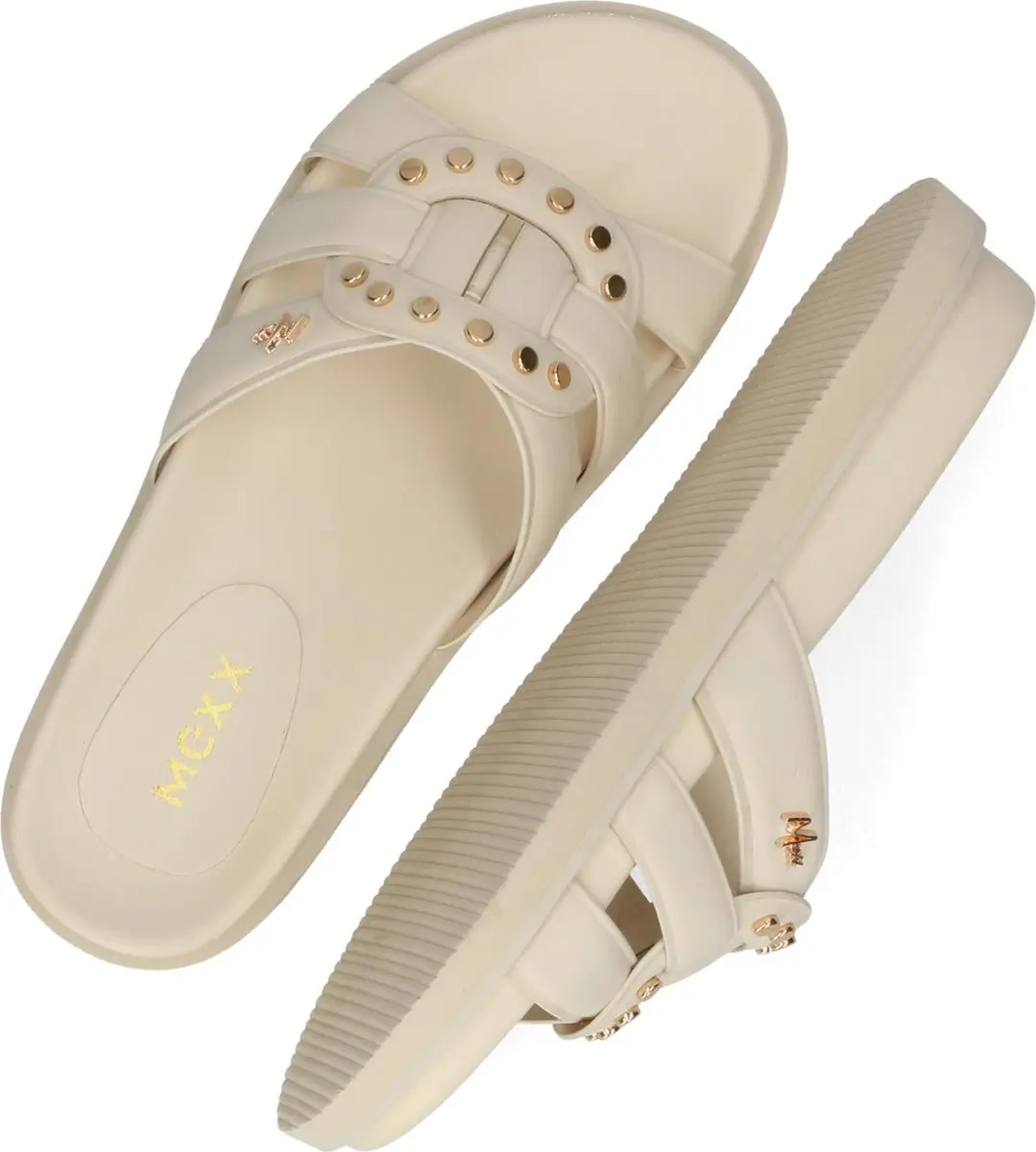 Mexx Romy Phoenix slipper lichtbeige / room, 39 / 6