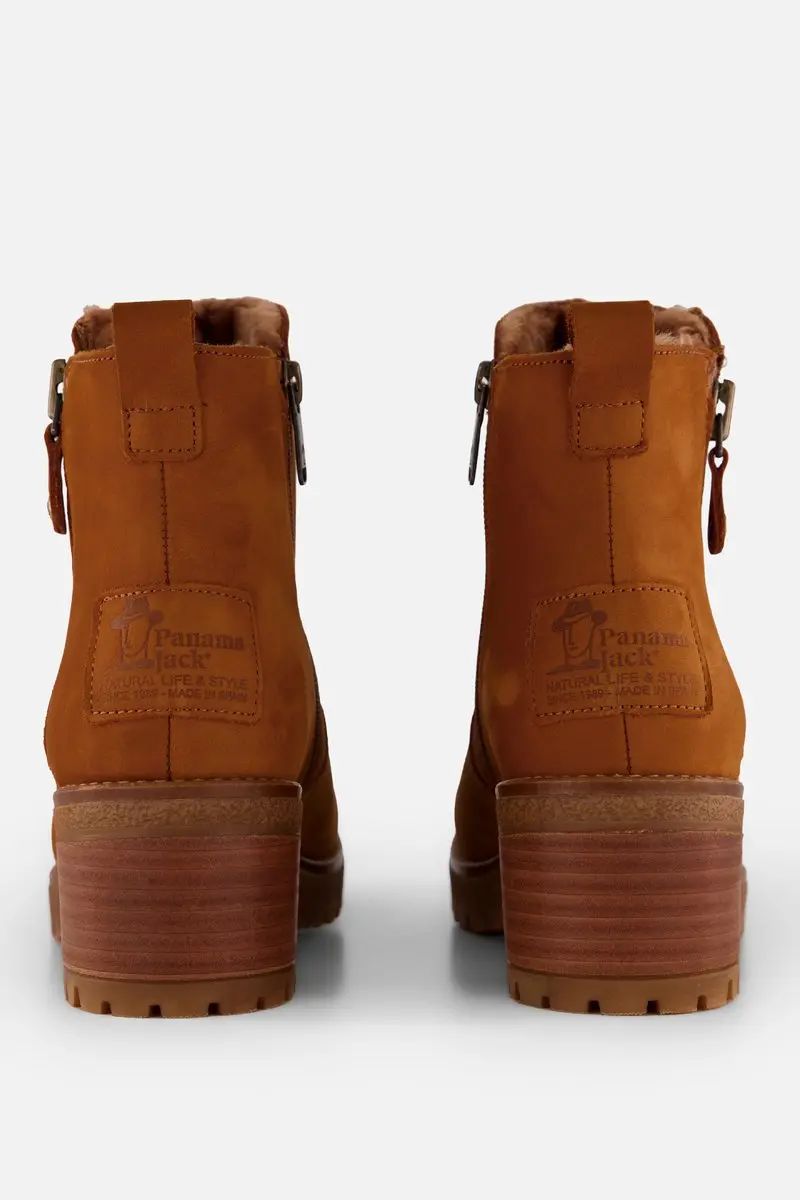 Panama Jack Pauline B20 Enkellaarzen - Warm Cognac - 37 - afbeelding 5 van 6