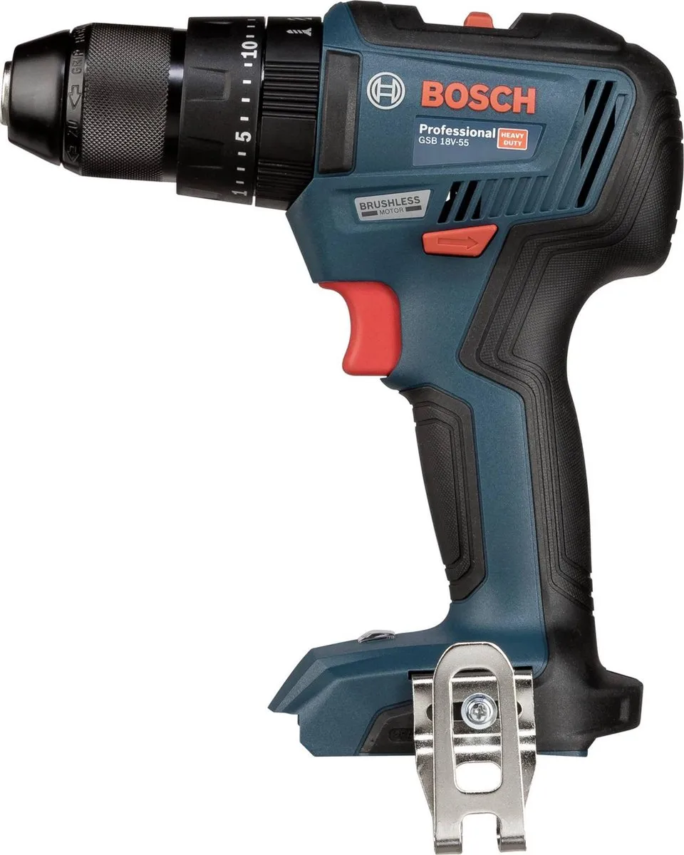 Bosch Professional GSB 18V-55 Klopboorschroefmachine - Losse Body