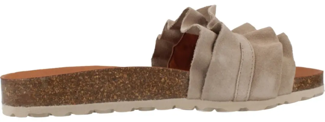 Verbenas Rocio Slippers - Dames - Taupe - Maat 39 - afbeelding 3 van 6