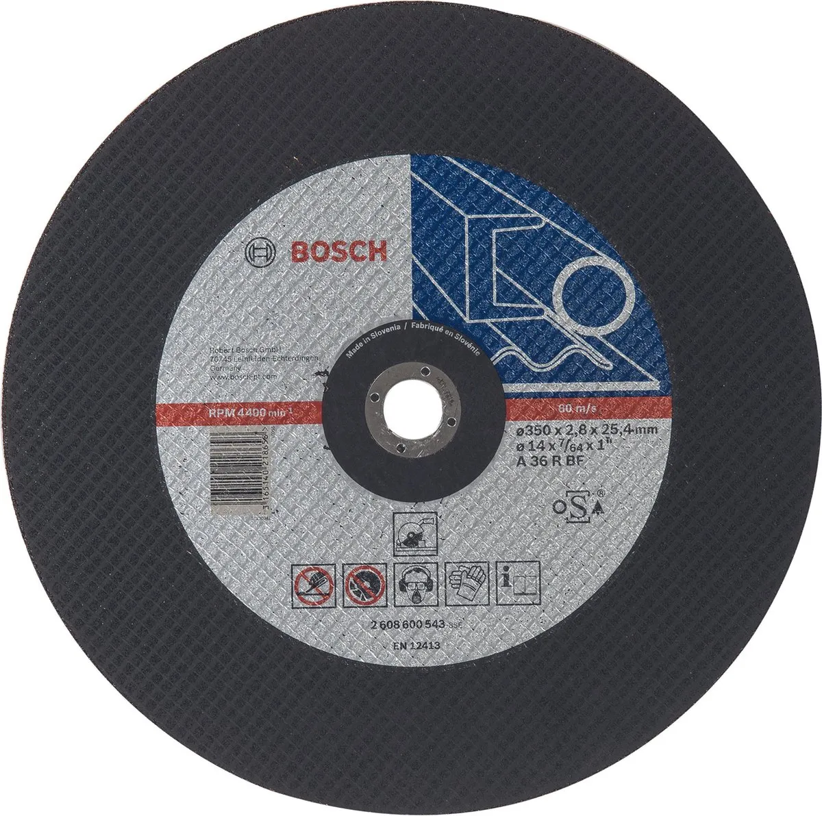 Bosch Professional DSS Recht Metalen Slijpschijf 350x2,8mm - Ø350mm