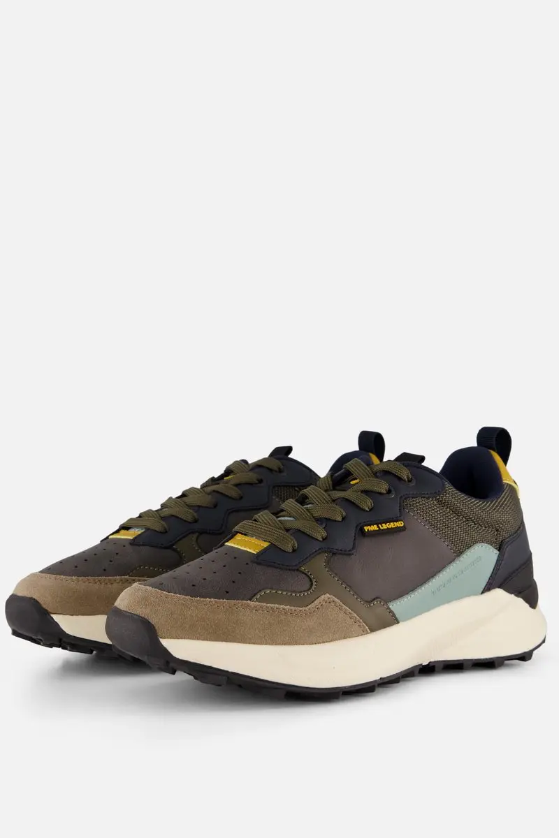 PME Legend Notcher Sneakers taupe Leer