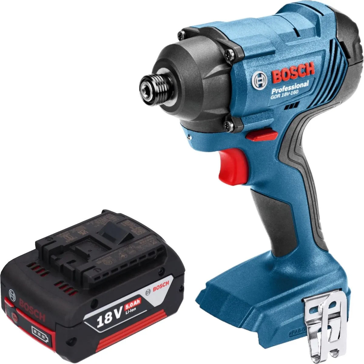 Bosch Professional GDR 18V-160 Accu-slagmoersleutel 160Nm