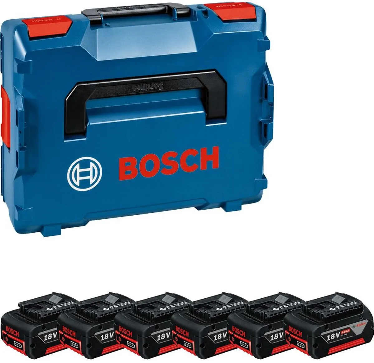 Bosch Professional GBA 18V 4.0Ah Accu Set 6-delig - 1600A02A2S