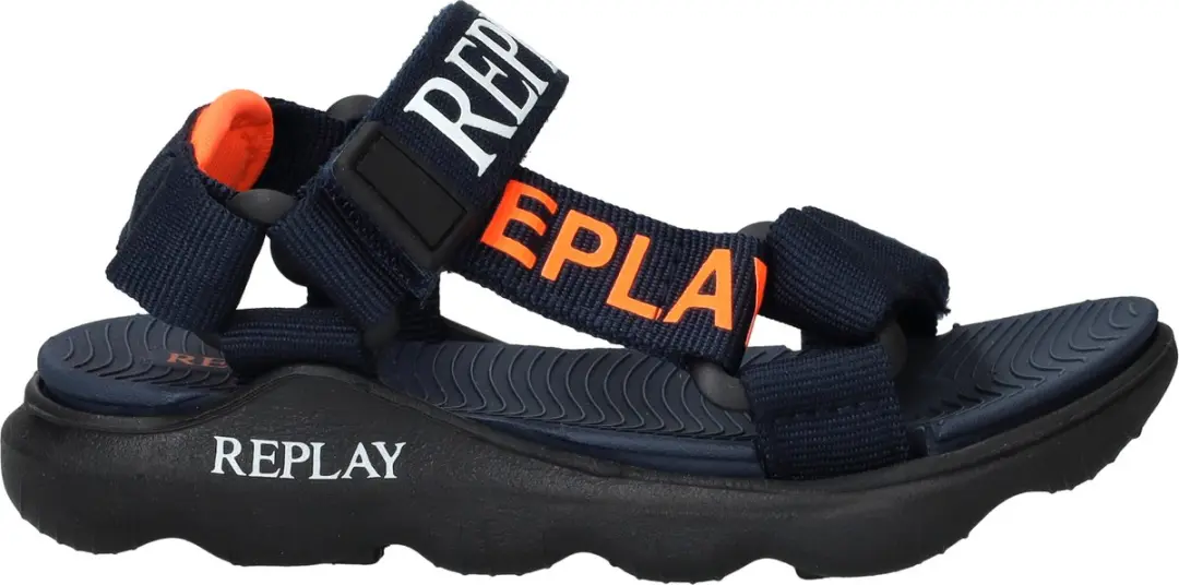 Replay Spacer 1 Sandalen - Jongens - Donkerblauw - Maat 33