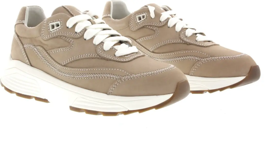 Xsensible Liberty Dames Veterschoenen Taupe - Maat 41