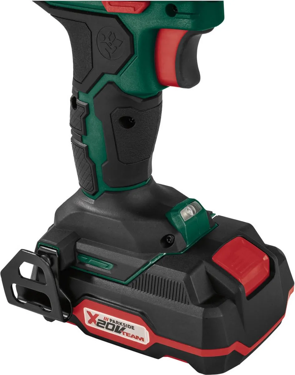 Parkside 20V Accu Schroefboormachine Set - 2 Accu's - 73-delig - afbeelding 6 van 6