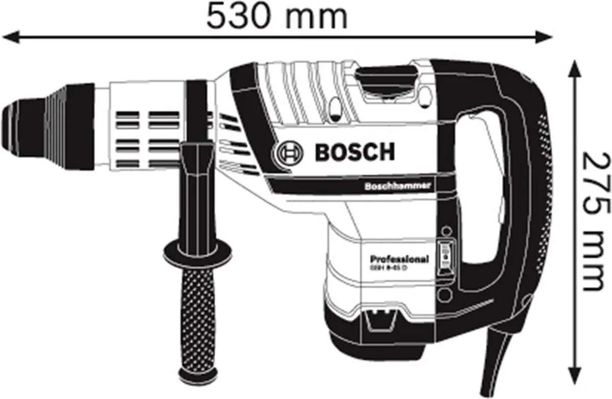Bosch Professional GBH 8-45 D Boorhamer - 1500W