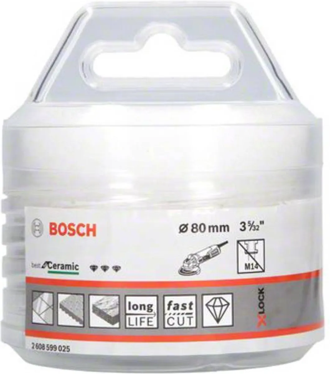 Bosch Professional X-LOCK Diamantboor 80mm - Metaal