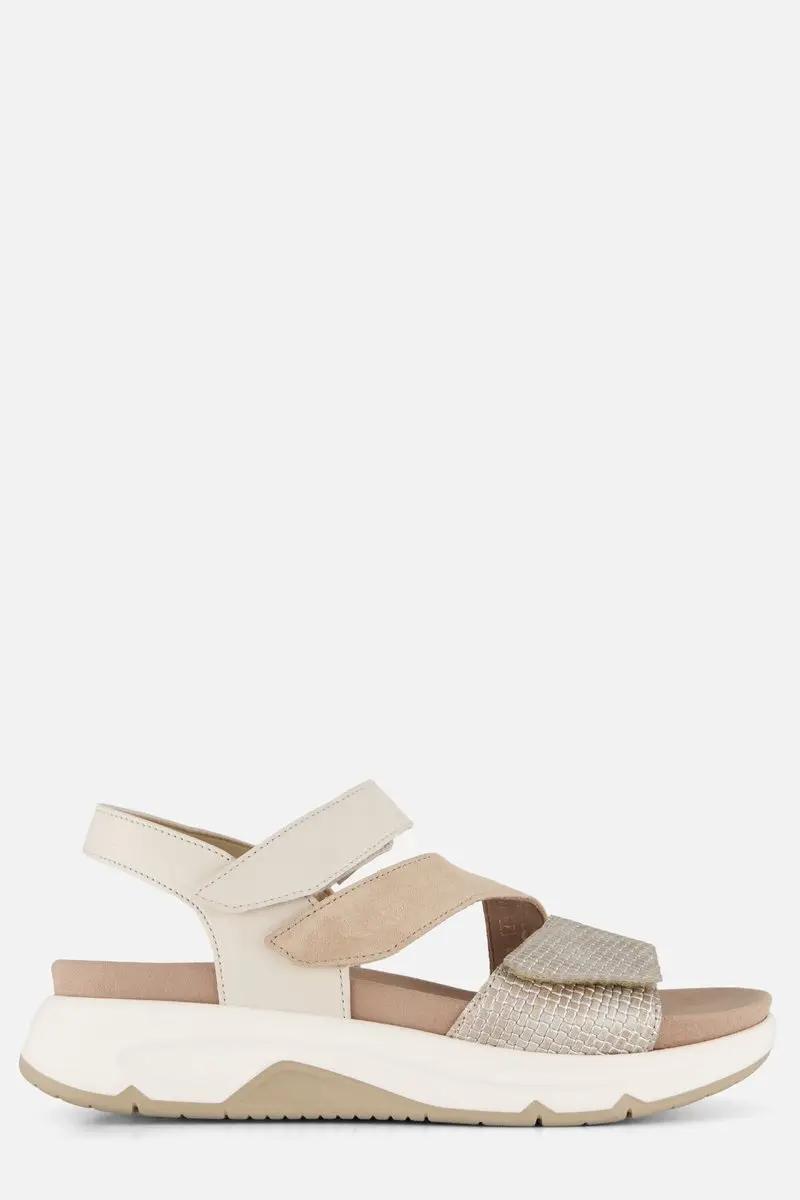 Gabor Rollingsoft Sandalen beige Leer
