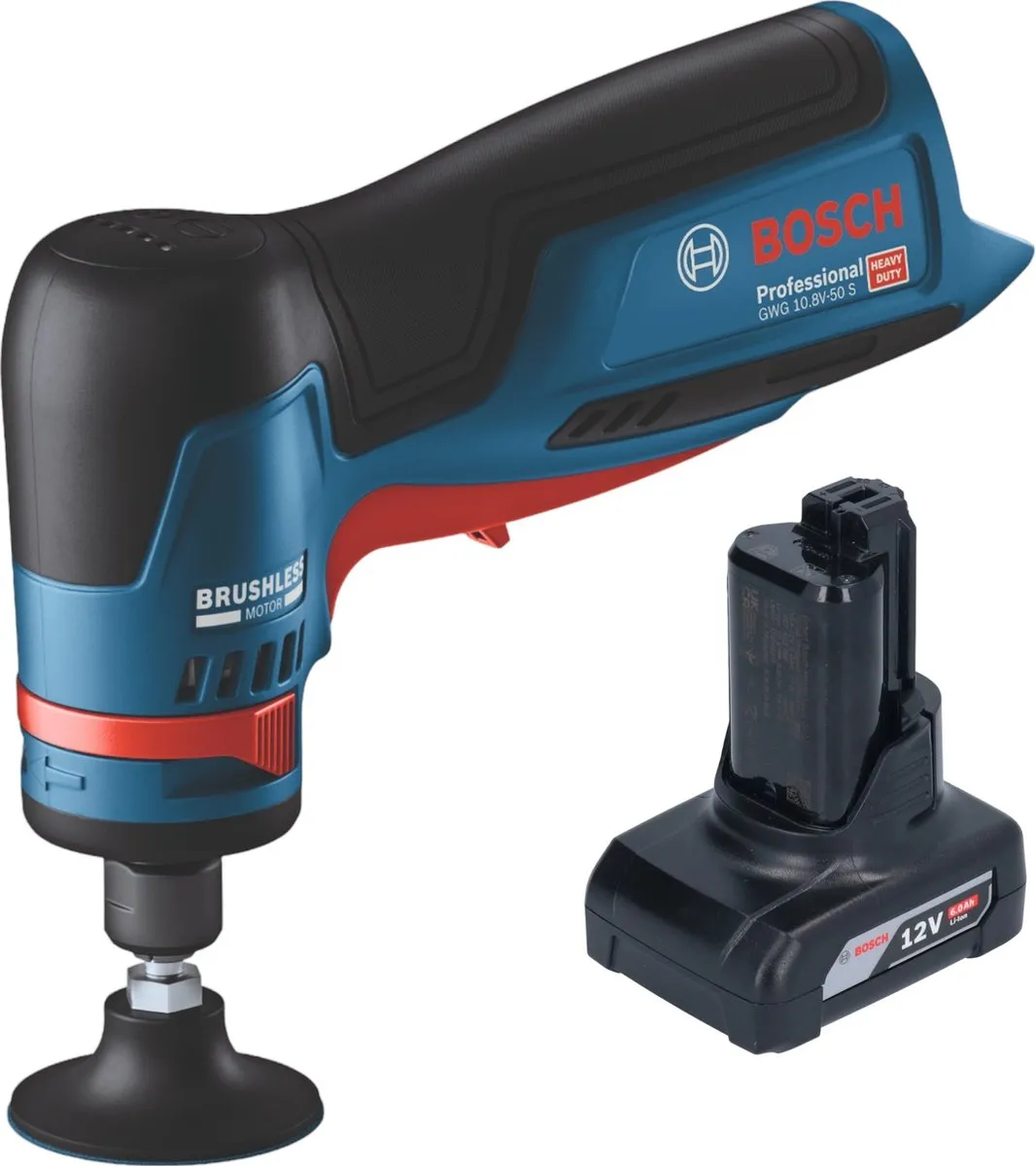 Bosch Professional GWG 12V-50 S Accuslijpmachine