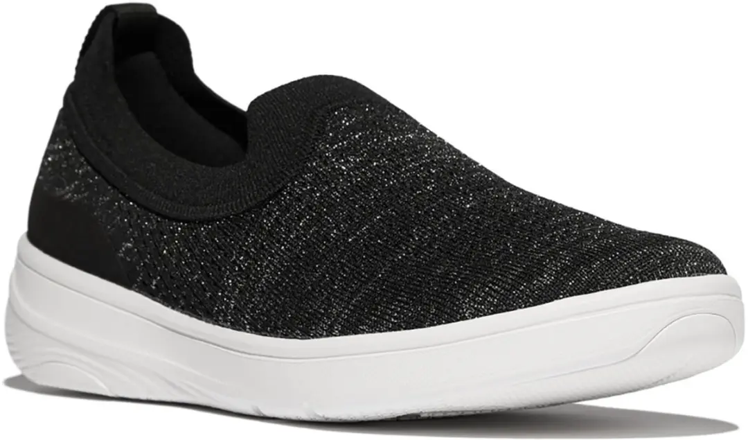 FitFlop FitFlop Super-Q Knit Slip-Ons ZWART