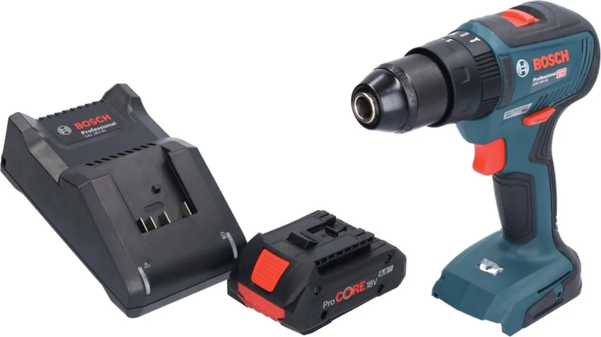 Bosch Professional GSB 18V-55 Klopboormachine - 55Nm Borstelloos - 20 Instellingen