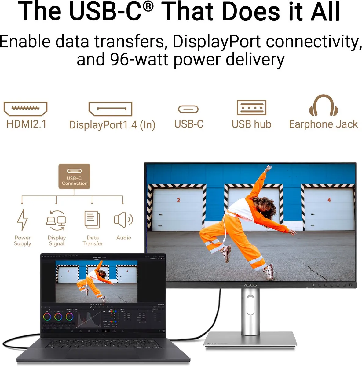 ASUS ProArt PA27JCV Monitor 5K 27" - USB-C 96W