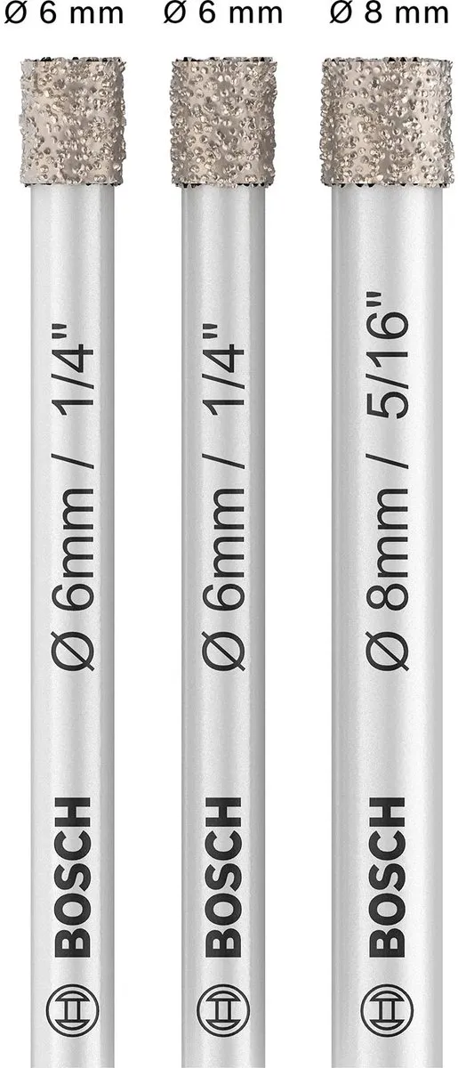 Bosch Professional Keramische Droogboorset 2607011 - 3 Stuks