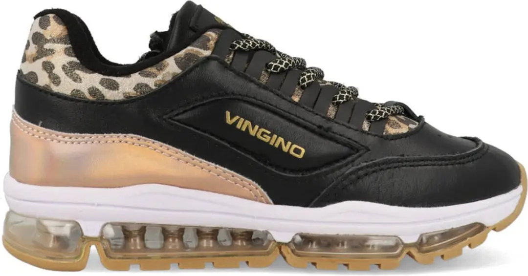 Vingino VG44-1019-03 950 Zwart lage meisje sneaker